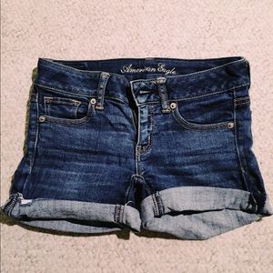 AEO Dark Wash Shorts